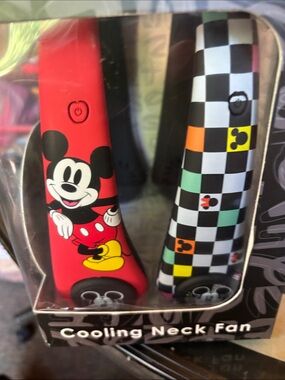 New Psir of Disney Mickey Mouse Neck fans
